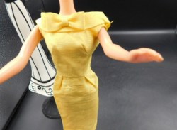 barbie yellow silk pak dress 2 c